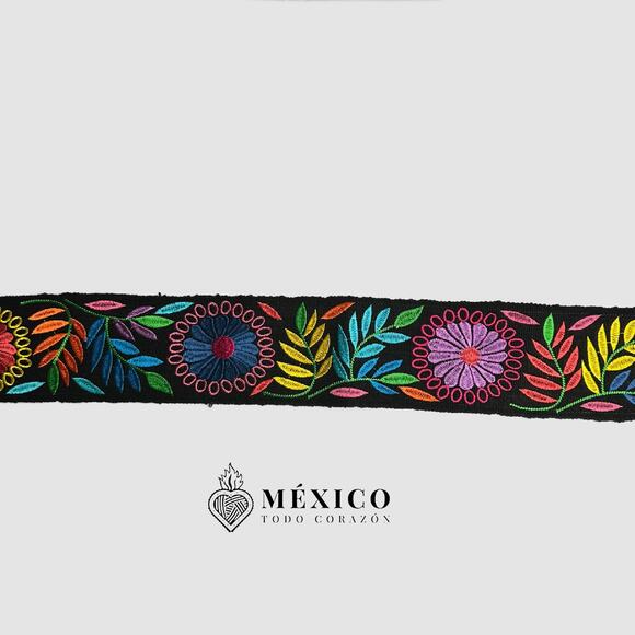 Mexican Folkloric belt day of the dead 5 de Mayo colorfull mexico todo corazon - Picture 8 of 8